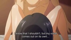 10s 1boy 1girl 2019 age_difference animated anus bed bed_sheet black_hair blue_eyes blush bouncing_breasts breasts censored collarbone completely_nude ears english_text fingering grabbing_another's_breast groping hetero inagaki_sae indoors interior loli long_hair looking_at_viewer lying moaning mosaic_censoring navel nipples nude older_male_and_younger_female on_back on_bed open_mouth pillow pussy pussy_juice shoujo_kyouiku size_difference small_breasts sound subtitled tagme teacher_and_student video