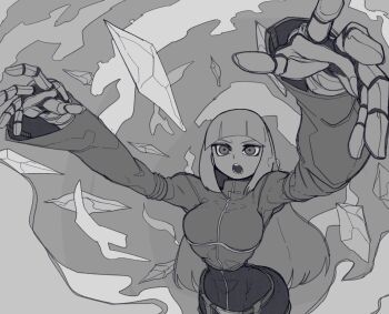 blue_hair bone_nigi cold highres ice kula_diamond snk tagme the_king_of_fighters