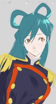 1girl azuma_himari_(mato_seihei_no_slave) green_hair long_hair mato_seihei_no_slave solo