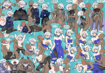 ! !! ... 1boy 2girls after_fellatio ahegao ahoge anus aqua_background arched_back arm_up armpit_sex armpits arms_around_neck arms_behind_head arms_up ass asticassia_school_uniform bald bald_male between_thighs black_eyes black_pantyhose blue_choker blue_dress blue_panties blue_skirt blush bracelet breast_sucking breasts cameltoe censored cheating_(relationship) choker cleavage cleavage_cutout closed_eyes clothed_female_nude_male clothed_sex clothes_lift clothing_aside clothing_cutout collarbone completely_nude couple crossed_legs cuddling cum cum_in_mouth cum_in_nose cum_in_pussy cum_on_armpit cum_on_body cum_on_clothes cum_on_feet cum_on_legs cum_on_upper_body cum_string cumdrip cunnilingus cunnilingus_through_clothes dark-skinned_male dark_skin deepthroat dress english_text faceless faceless_male facial feet feet_up fellatio footjob footjob_from_behind french_kiss gloves grabbing_another&#039;s_arm grabbing_another&#039;s_ass grabbing_another&#039;s_breast green_shorts grey_eyes groping groping_breast gundam gundam_suisei_no_majo hair_between_eyes hair_bun hand_on_another&#039;s_arm hand_on_another&#039;s_chest hand_on_another&#039;s_head handjob handjob_over_clothes heart hetero highres hug hug_from_behind huge_ahoge irrumatio ivan_cap_(ivancyxic) jewelry kiss legs legs_up licking licking_another&#039;s_face licking_armpit licking_lips licking_nipple lipstick_mark long_sleeves looking_at_another looking_to_the_side lying lying_on_person mating_press messy_hair miorine_rembran missionary mosaic_censoring motion_lines multiple_girls multiple_views navel netorare nipple_stimulation nipples nose_blush nude off_shoulder on_back on_bed on_side one_eye_closed open_mouth oral pale_skin panties panties_aside pantyhose penis red_hair rolling_eyes saliva saliva_trail sex sex_from_behind shorts sitting sitting_on_lap sitting_on_person skirt skirt_lift small_breasts smelling smelling_clothes smile soles speech_bubble spoken_heart spread_legs standing steam steaming_body stomach straddling suletta_mercury surprised sweat testicles thigh_sex thighs toes tongue tongue_out torn_clothes torn_pantyhose underwear vaginal walk-in white_gloves white_hair wide-eyed