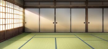 day fusuma game_cg hakugyokurou indoors no_humans non-web_source official_art scenery shouji sliding_doors sunlight tatami touhou touhou_gensou_eclipse