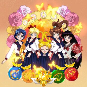 Rule 34 | 5girls, adult swim, aino minako, bishoujo senshi sailor moon, bishoujo senshi sailor moon r, bishoujo senshi sailor moon r: the movie, bishoujo senshi sailor moon s, bishoujo senshi sailor moon s the movie: kaguya-hime no koibito, bishoujo senshi sailor moon supers, bishoujo senshi sailor moon supers the movie: sailor 9 senshi shuuketsu! black dream hole , blonde hair, blue eyes, blue hair, bow, female focus, flower, green eyes, heart, hino rei, kino makoto, long hair, long sleeves, mizuno ami, multiple girls, ponytail, purple eyes, red bow, school uniform, short hair, skirt, sol lennon, toei company, toonami, tsukino usagi, very long hair, viz media