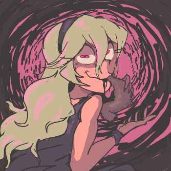 blood blood_from_mouth davewaterfalls dragon_girl eating female_corrin_(fire_emblem) fire_emblem fire_emblem_fates hairband long_hair nintendo pointy_ears red_eyes squirrel_tail tail white_hair