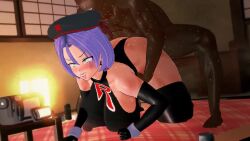 1boy 1girl 3d ahegao all_fours alternate_breast_size animated arm_support arms_up ass belly black_gloves black_leotard black_thighhighs blush bouncing_breasts breasts censored clenched_teeth clothes_lift clothes_pull clothing_aside covered_erect_nipples cum dark-skinned_male dark_skin doggystyle ejaculation elbow_gloves female_orgasm foreshortening genderswap genderswap_(mtf) gloves green_eyes groin hat hetero highres huge_ass indoors interracial james_(pokemon) koikatsu_(medium) large_breasts leotard leotard_aside lips livestream moaning nintendo nipples nude orgasm penis pokemon pokemon_(anime) puffy_areolae purple_hair recording restrained revealing_clothes rolling_eyes sex sex_from_behind shiny_skin short_hair smile sound spread_legs sweat tagme team_rocket team_rocket_uniform teeth thick_thighs thighhighs thighs thong thong_leotard trembling vaginal video wasabi_udon03 wide_hips