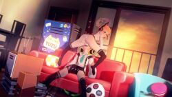 2girls 3d animal_ear_headphones animal_ears animated antennae ass black_thighhighs blue_archive blue_necktie book cat_ear_headphones cat_ears cat_tail censored chair cloud cloudy_sky couch crt cunnilingus desk door english_text envelope evening fake_animal_ears fake_tail female_ejaculation female_orgasm green_eyes hair_brush halo head_back headphones highres incest indoors jacket koikatsu_(medium) korume_(alori) leaning leaning_forward licking locker loli long_sleeves looking_back looking_down looking_up midori_(blue_archive) momoi_(blue_archive) mosaic_censoring multiple_girls necktie oral orange_hair orange_sky orgasm paid_reward_available panties pillow pink_eyes pink_panties railing shadow short_hair shorts siblings sisters sitting sky spread_legs standing sticker table tagme tail television thighhighs tiles underwear video window yuri