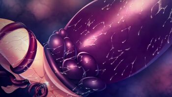 aotonbo bowlegged_pose game_cg giving_birth gluteal_fold minami_mion monster_birth pregnant shokusai_no_shima:_island_of_the_dead slime_(substance) squatting tentacle_pit tentacles vore