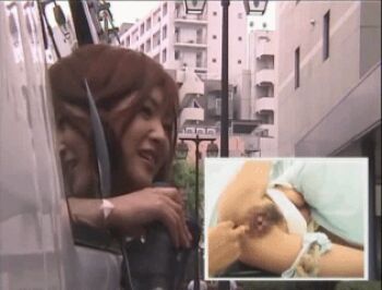 1girl animated animated_gif asian censored female_ejaculation japanese_(nationality) lowres photo_(medium) source_request split_screen spread_legs