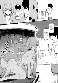 1boy 1girl absurdres age_difference breasts cleavage highres huge_breasts large_breasts shota sky-freedom vaginal