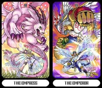 Rule 34 | angel, angel boy, angel girl, angemon, angewomon, digimon, digimon (creature), goddramon, head wings, holydramon, long hair, mask, wings