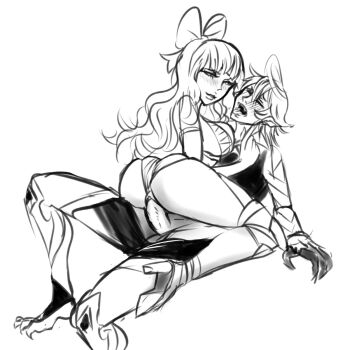 ass blush bow breasts charlotte_(fire_emblem) closed_eyes clothed_sex clothing_aside cowgirl_position dragon_boy fire_emblem fire_emblem_fates girl_on_top hair_bow high_heels large_breasts long_hair male_corrin_(fire_emblem) nintendo panties panties_aside penis pointy_ears pussy revolting_rat sex sketch straddling underwear vaginal