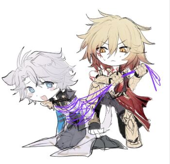 honkai:_star_rail honkai_(series) mydei_(honkai:_star_rail) non-web_source phainon_(honkai:_star_rail) tagme