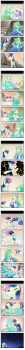 0_0 5girls absurdres animal_costume aqua_hair bench blonde_hair blush bonbon_(my_little_pony) bra candy closed_eyes comic cosplay crossover crying cutie_mark detached_sleeves flying_sweatdrops food frog_costume frog_hair_ornament green_eyes green_hair hair_ornament harp highres horns instrument kochiya_sanae kochiya_sanae_(cosplay) long_hair long_image lyra_(my_little_pony) lyra_(my_little_pony)_(cosplay) lyra_heartstrings moriya_suwako multicolored_hair multiple_girls my_little_pony my_little_pony:_friendship_is_magic nontraditional_miko open_mouth pony_(animal) running short_hair single_horn smile snake_costume snake_hair_ornament streaming_tears tall_image tears touhou two-tone_hair underwear unicorn unworn_wig wide_sleeves wig xin_yu_hua_yin yasaka_kanako yellow_eyes |_|
