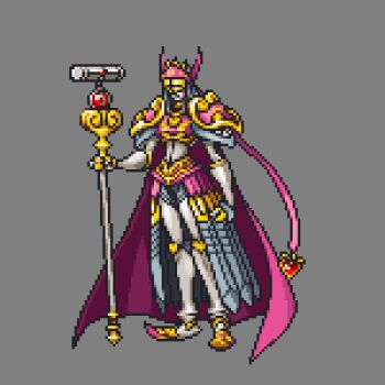 Rule 34 | 1girl, armor, cape, digimon, digimon (creature), gamer5020, grey background, oridigi, original, queenchessmon, simple background