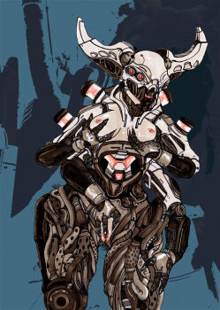 absurdres breasts destiny_(game) eliksni_(destiny) fallen_(jkjoke) grabbing_another's_breast groping highres machine masturbation pussy robot video_game