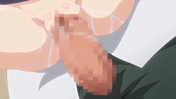 10s 1boy 1girl 2018 aged_down animated animated_gif anime_screenshot asou_miyuri censored clothed_sex cross-section doki_doki_little_ooya-san girl_on_top loli lowres mosaic_censoring nun penis sex sex_from_behind size_difference tagme vaginal