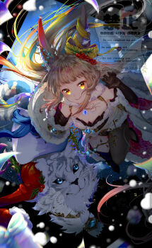 absurdres alternate_costume chest_jewel christmas dromarch_(xenoblade) highres nemu_(ut_kakinotane) nia_(blade)_(xenoblade) nia_(xenoblade) santa_costume xenoblade_chronicles_(series) xenoblade_chronicles_2