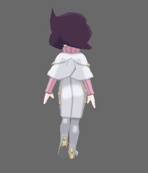 1girl 3d animated animated_gif female_focus glasses green_eyes nintendo pokemon pokemon_sm solo wicke_(pokemon)