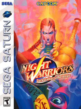 Rule 34 | bengus, darkstalkers, donovan baine, game console, glowing, glowing eye, highres, hsien-ko, huitzil (darkstalkers), night warriors, pyron, sega saturn