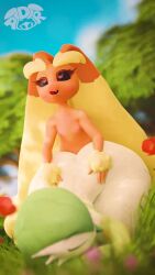 1futa 1girl 3d adriandustred animal_ears animated artist_logo ass black_sclera blue_sky blurry blurry_background closed_eyes colored_sclera doggystyle flat_chest flower furry futa_with_female futanari gardevoir gen_3_pokemon gen_4_pokemon grass green_hair hands_on_another&#039;s_hips highres huge_ass logo lopunny moaning nintendo nipples open_mouth outdoors pink_eyes pokemon pokemon_(creature) red_eyes rolling_eyes sex sex_from_behind sky sound top-down_bottom-up video