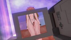 1boy 1girl 3d :o age_difference ahegao all_fours animated ass ass_focus ass_shake barefoot black_nails blue_eyes blush bouncing_ass bracelet breasts brown_hair butt_crack camcorder camera censored choker completely_nude cum cum_in_pussy cum_overflow cumdrip doggystyle earrings erection fingernails groping hair_ornament hetero huge_ass indoors interior jewelry koikatsu_(medium) lips lipstick long_fingernails long_hair lying makeup moaning neon_genesis_evangelion nipples nude on_side open_mouth pendant_choker penis pumping pussy recording rolling_eyes sex sex_from_behind simple_background sissy_shinji slingshot_swimsuit souryuu_asuka_langley spread_legs straddling swimsuit thick_thighs thighs thong two_side_up vaginal video video_camera