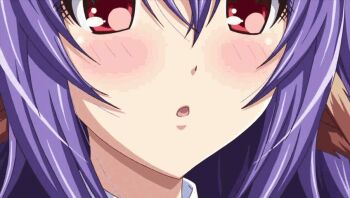 10s 1boy 3girls animal_ears animated animated_gif anime_screenshot ass black_hair blonde_hair blush bouncing_breasts breasts cleavage closed_eyes collar covered_erect_nipples curvy dog_ears drinking hat hizuki_ayana hizuki_touko hoods_entertainment huge_ass huge_breasts indoors infirmary jewelry kagaku_na_yatsura komaba_haruki kuze_airi lab_coat long_hair lowres medicine multiple_girls necklace nozaki_masaya purple_hair red_eyes ribbon school_uniform skirt swallowing sweater tail thick_thighs thighhighs thighs very_long_hair vial w_arms