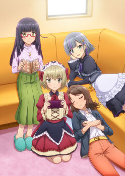 Rule 34 | 4girls, cue!, highres, key visual, multiple girls, official art, promotional art, tagme