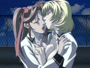 00s 1futa 1girl 2005 2girls american animated animated_gif anime_screenshot anus arm_support ass bible_black bible_black_new_testament blonde_hair blue_eyes blush bouncing_breasts bow bowtie breasts brown_hair clitoral_stimulation clitoris closed_eyes clothes_lift cowgirl_position cunnilingus doggystyle fellatio female_focus fingering french_kiss futa_with_female futanari girl_on_top grabbing_another&#039;s_breast groping hair_ribbon hands_on_another&#039;s_head hug huge_ass jody_crowley kiss large_breasts large_penis legs_apart licking long_hair lying masturbation mind_control missionary moaning multiple_girls night nipple_stimulation_through_clothes nipples no_testicles nude on_back open_clothes open_shirt oral orgasm panties panty_pull penis penis_growth pubic_hair pussy pussy_juice pussy_juice_drip ribbon school_uniform sex sex_from_behind shin_bible_black shiny_skin shirt short_hair sitting skirt skirt_lift sky smile solo_focus sound stomach_tattoo straddling sweat tagme talking tan tanline tattoo thighhighs tongue tongue_out toudou_yuki twintails two_side_up uncensored underwear upright_straddle vaginal veins veiny_penis video yuri