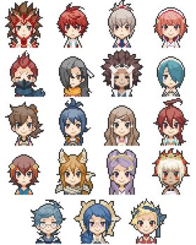 Rule 34 | 6+boys, 6+girls, animal ears, azama (fire emblem), blue eyes, blue hair, brown hair, commentary, english commentary, fire emblem, fire emblem fates, fox ears, hana (fire emblem), hayato (fire emblem), hinata (fire emblem), hinoka (fire emblem), kaden (fire emblem), kagero (fire emblem), lowres, mask, mouth mask, multiple boys, multiple girls, ninja, ninja mask, nintendo, oboro (fire emblem), orange hair, orochi (fire emblem), pink hair, red eyes, red hair, reina (fire emblem), rinkah (fire emblem), ryoma (fire emblem), saizo (fire emblem), sakura (fire emblem), scarlet (fire emblem), setsuna (fire emblem), soranker, sprite art, subaki (fire emblem), takumi (fire emblem), white hair, yukimura (fire emblem)