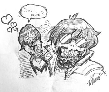 artist_request blood_rivals chris_hollway_(blood_rivals) clone crossover highres mileena_(mortal_kombat) mortal_kombat_(series) mortal_kombat_11 source_request spanish_text tagme translation_request