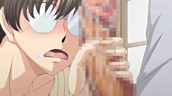 1boy 1girl 2020 20s age_difference animated animated_gif cheating_(relationship) helping hitozuma_mitsu_to_niku housewife large_penis masturbation mature_female obasan_(hitozuma_mitsu_to_niku) older_female_and_younger_male penis queen_bee_(animation_studio) rubbing penis tagme teaching yukio_(hitozuma_mitsu_to_niku)