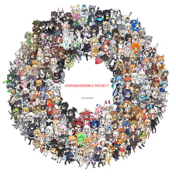 2boys 6+girls aardwolf_(kemono_friends) absurdres african_rock_python_(kemono_friends) ahoge alpaca_ears alpaca_girl alpaca_suri_(kemono_friends) american_beaver_(kemono_friends) anchor_hair_ornament animal_ears animal_print anteater_ears antlers apron arabian_oryx_(kemono_friends) armadillo_ears armlet armor armored_boots armored_dress atlantic_puffin_(kemono_friends) aurochs_(kemono_friends) australian_devil_(kemono_friends) backpack bactrian_camel_(kemono_friends) bag bald_eagle_(kemono_friends) bandaid bandaid_on_face bandaid_on_nose barbary_lion_(kemono_friends) beads beanie beige_shirt beige_vest bell belt bird_girl black-tailed_prairie_dog_(kemono_friends) black_bow black_bowtie black_bra black_dress black_eyes black_footwear black_gloves black_hair black_headwear black_jacket black_jaguar_(kemono_friends) black_necktie black_rhinoceros_(kemono_friends) black_sailor_collar black_scarf black_serafuku black_shirt black_skirt black_tail blonde_hair blouse blowhole blue_dress blue_eyes blue_gloves blue_hair blue_jacket blue_necktie blue_pants blue_sailor_collar blue_serafuku blue_skirt blue_vest blue_whale_(kemono_friends) blush bolo_tie boots bow bowtie bra bracelet breast_pocket breasts brown_bow brown_bowtie brown_eyes brown_footwear brown_gloves brown_hair brown_vest bun_cover buttons byakko_(kemono_friends) camouflage camouflage_shirt campo_flicker_(kemono_friends) captain_(kemono_friends) capybara_(kemono_friends) capybara_girl caracal_(kemono_friends) caracal_ears cat_girl cellien_(kemono_friends) cellval cetacean_tail chameleon_girl character_request china_dress chinese_clothes chipmunk_ears chipmunk_girl chipmunk_tail cleavage closed_mouth collared_shirt collared_vest commentary_request common_bottlenose_dolphin_(kemono_friends) common_dolphin_(kemono_friends) copyright_name cow_girl cow_horns crescent crescent_earrings crocodilian_tail dark-skinned_female dark_skin deer_antlers dog_(shiba_inu)_(kemono_friends) dog_ears dog_girl dolphin_fin dolphin_girl donkey_ears double_bun drawstring dress earrings elbow_gloves elephant_ears emperor_penguin_(kemono_friends) eurasian_eagle_owl_(kemono_friends) everyone eyepatch ezo_red_fox_(kemono_friends) facial_mark fang feathered_wings fennec_(kemono_friends) fingerless_gloves fins fish_tail flower forehead_mark fox_ears fox_girl fur_trim gazelle_ears gazelle_horns genbu_(kemono_friends) geta ghost_in_the_shell giant_armadillo_(kemono_friends) giant_pangolin_(kemono_friends) giraffe_ears giraffe_girl giraffe_horns giraffe_print glasses gloves golden_lion_tamarin_(kemono_friends) golden_tabby_tiger_(kemono_friends) greater_flamingo_(kemono_friends) greater_glider_(kemono_friends) greater_roadrunner_(kemono_friends) green_bow green_bowtie green_eyes green_footwear green_hair green_hood green_jacket green_skirt green_tail grey_eyes grey_footwear grey_gloves grey_hair grey_horns grey_legwear grey_necktie grey_sailor_collar grey_shirt grey_shorts grey_tank_top hair_beads hair_between_eyes hair_bow hair_bun hair_flower hair_ornament hair_over_one_eye hair_tie hairclip hands_in_pockets hat hat_feather hat_ornament head_wings headband headphones helmet heterochromia highres hippopotamus_(kemono_friends) hood hoodie hoop_earrings horns horse_girl indian_rhinoceros_(kemono_friends) inugami_gyoubu_(kemono_friends) jacket jaguar_ears jaguar_girl jaguar_tail japanese_clothes japanese_crested_ibis_(kemono_friends) japari_symbol jewelry jinmen-gyo_(kemono_friends) kaban_(kemono_friends) kemono_friends keroro keroro_gunsou king_cobra_(kemono_friends) koala_(kemono_friends) koala_girl kyururu_(kemono_friends) kyuubi_(kemono_friends) leaf_hair_ornament lemur_ears lemur_girl lemur_tail leopard_print light_brown_hair lion_(kemono_friends) lion_ears lion_girl lizard_tail lucky_beast_(kemono_friends) maid maid_apron maid_headdress maltese_tiger_(kemono_friends) margay_(kemono_friends) mask mask_on_head medical_eyepatch mexico_salamander_(kemono_friends) mirai_(kemono_friends) moose_(kemono_friends) moose_ears multicolored_hair multicolored_hoodie multicolored_skirt multiple_boys multiple_girls nana_(kemono_friends) narwhal_(kemono_friends) navel necktie northern_white-faced_owl_(kemono_friends) oinari-sama_(kemono_friends) okinawa_rail_(kemono_friends) one_eye_closed open_mouth orange_bow orange_bowtie orange_eyes orange_hair orange_jacket orange_pants orange_shorts otter_ears otter_girl otter_tail owl_girl panda_ears panda_girl pangolin_ears panther_chameleon_(kemono_friends) panther_ears pants partial_commentary paw_pose peach_panther_(kemono_friends) pig_(kemono_friends) pig_ears pig_girl pink_bow pink_bowtie pink_fairy_armadillo_(kemono_friends) pink_hair pink_headband pink_jacket pink_necktie pink_skirt pith_helmet plaid_clothes plaid_necktie plaid_skirt platypus_(kemono_friends) pocket ponytail possum_ears print_bow print_bowtie print_footwear print_gloves print_legwear print_scarf print_shirt print_skirt purple_bow purple_bowtie purple_eyes purple_hair purple_headband purple_necktie purple_shirt raccoon_ears raccoon_girl raccoon_tail red_bow red_eyes red_flower red_gloves red_hair red_necktie red_skirt red_vest reptile_girl rhinoceros_ears rhinoceros_girl ribbed_sweater rockhopper_penguin_(kemono_friends) royal_penguin_(kemono_friends) safari_jacket sailor_collar salute sandals scarf scarlet_ibis_(kemono_friends) school_uniform seiryuu_(kemono_friends) serafuku serval_(kemono_friends) sheep_(kemono_friends) sheep_ears sheep_girl sheep_horns shell shell_hair_ornament shiisaa_lefty shiisaa_right shirt shoebill_(kemono_friends) shorts shoulder_armor siberian_chipmunk_(kemono_friends) siberian_husky_(kemono_friends) sidelocks sika_deer_(kemono_friends) silky_anteater_(kemono_friends) silver_fox_(kemono_friends) single_earring siraitokiko skirt sleeveless small-clawed_otter_(kemono_friends) smile southern_tamandua_(kemono_friends) spade_(shape) spiked_boots star_(symbol) star_hat_ornament striped_clothes striped_gloves striped_legwear striped_necktie striped_shirt striped_skirt striped_tail striped_thighhighs striped_vest suspenders suzaku_(kemono_friends) sweater tachikoma_type-a_(kemono_friends) tail tank_top tanuki_(kemono_friends) tasmanian_devil_(kemono_friends) tasmanian_devil_ears teeth thighhighs thomson&#039;s_gazelle_(kemono_friends) thylacine_(kemono_friends) tibetan_fox_(kemono_friends) tiger_(kemono_friends) tiger_ears tiger_girl tiger_tail tongue tongue_out towel towel_on_head tsuchinoko_(kemono_friends) tundra_swan_(kemono_friends) turtle_shell turtleneck turtleneck_sweater twintails two-tone_skirt underwear upper_teeth_only v vertical-striped_clothes vertical-striped_vest vest visor_cap white_apron white_background white_belt white_bow white_bowtie white_footwear white_gloves white_hair white_jacket white_necktie white_rhinoceros_(kemono_friends) white_sailor_collar white_shirt white_shorts white_skirt white_vest wings wristband zebra_print