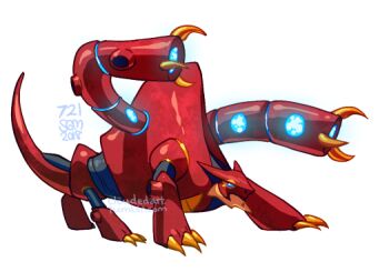 Rule 34 | artist name, blue eyes, clouded-3d, dated, full body, gen 6 pokemon, legendary pokemon, mythical pokemon, nintendo, no humans, pokedex number, pokemon, pokemon (creature), simple background, solo, volcanion, watermark, web address, white background