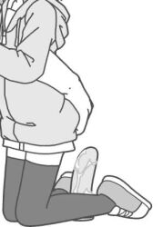 1girl animated between_legs blinking bottomless clothed_sex cock_warming dildo dildo_reveal dildo_riding disembodied_hand female_masturbation flat_chest greyscale hand_between_legs head_out_of_frame hood hood_down hoodie jacket legs lifting_another&#039;s_clothes lifting_person loli long_sleeves lowres masturbation monochrome no_panties object_insertion open_mouth original out_of_frame picking_up pussy_juice pussy_juice_on_dildo pussy_juice_on_sex_toy pussy_juice_trail qswan sex sex_toy short_hair simple_background sitting smile spread_legs stealth_masturbation stealth_sex sweater thighhighs thighs toy v_arms vaginal vaginal_object_insertion video wariza white_background