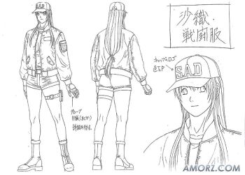 1girl discipline official_art otokawa_saori reference_sheet