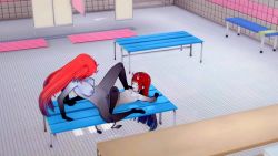 2girls 3d age_difference aged_up animated artist_self-insert breasts colored_nipples demon_girl fyrel highres huge_breasts koikatsu_(medium) loli multiple_girls nashfyrel onee-loli original purple_nipples pussy self-upload selfcest small_breasts tagme time_paradox tribadism uncensored video yuri