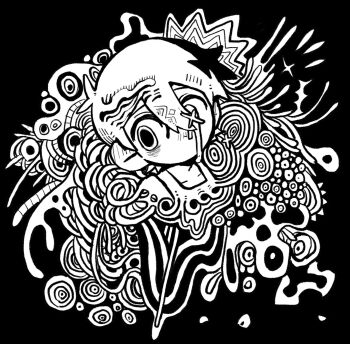 1boy antenna_hair collarbone double-parted_bangs greyscale hair_between_eyes highres looking_at_viewer male_focus monochrome omori omori_(omori) short_hair simple_background solo tank_top uminosoko44 upper_body