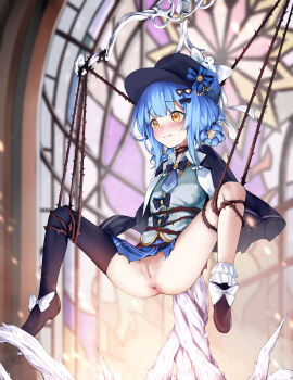 absurdres bdsm bondage bound cat_cube highres mahou_shoujo_no_majo_saiban non-web_source tachibana_sherry