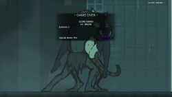 1girl 2boys al animal_ears animated black_hair black_thighhighs bouncing_breasts breasts cat_ears cat_girl cat_tail cum cum_in_pussy cum_on_body cum_on_legs cum_on_lower_body ejaculation full_nelson bad_tag gang_rape ghoul group_sex internal_cumshot jacket kosmic91 kotone_(vivid_dead) large_breasts monster multiple_boys rape red_jacket sex sound tagme tail thighhighs threesome vaginal video vivid_dead