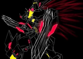 Rule 34 | 1boy, armor, claws, digimon, digimon (creature), helmet, horns, male focus, solo, wargreymon, wargreymon x-antibody