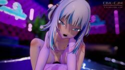 1boy 1girl 3d animated anus artist_name ass blue_eyes blue_hair breasts cbx_cjw completely_nude erection feet fins fish_tail footjob gawr_gura girl_on_top grabbing_another's_ass grinding groping hetero hololive hololive_english koikatsu_(medium) loli looking_at_viewer looking_back lying male_masturbation male_pubic_hair masturbation multiple_views navel nipples nude on_back open_mouth penis pov pov_crotch pov_hands pubic_hair pussy reverse_cowgirl_position sex shark_girl shark_tail small_breasts sound straddling tagme tail testicles toes twitter_username uncensored vaginal video virtual_youtuber