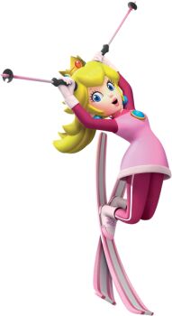 1girl 3d blonde_hair blue_eyes blue_gemstone breasts brooch crown dress female_focus full_body gem hair_flaps happy holding_ski_pole jewelry jumping leggings legs_together legs_up lips lipstick long_hair long_sleeves looking_at_viewer makeup mario_&amp;_sonic_(series) mario_&amp;_sonic_at_the_olympic_winter_games mario_(series) mini_crown nintendo official_art open_mouth pink_dress pink_lips pink_shoes ponytail princess_peach princess_peach_(winter_sports) purple_leggings purple_sleeves raglan_sleeves red_gemstone shoes short_dress sidelocks simple_background ski_pole skiing skis small_breasts smile solo third-party_source transparent_background white_trim yellow_crown