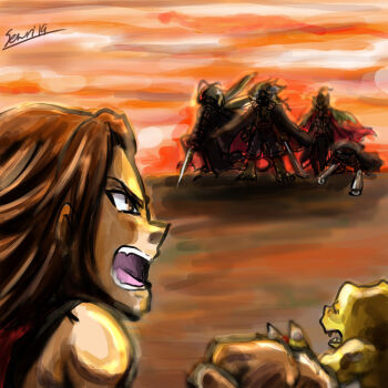 Rule 34 | agumon (digimon savers), arthropod boy, bancholeomon, bancholilimon, banchomamemon, banchostingmon, daimon masaru (digimon savers), digimon, digimon (creature), fangs, looking at another, wings