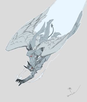 Rule 34 | 2girls, angel wings, carrying, carrying person, charlie morningstar, colored sclera, commentary, demon girl, demon horns, demon tail, english commentary, eyepatch, flying, greyscale, hazbin hotel, hellaverse, highres, horns, monochrome, multiple girls, open mouth, red sclera, simple background, spot color, tail, topturtling, vaggie, wings