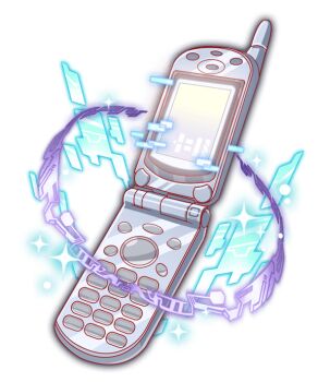 anime_coloring artist_request cellphone crash_fever flip_phone game_cg light_particles no_humans number_print numbered official_art outline phone re:zero_kara_hajimeru_isekai_seikatsu red_outline sparkle square square_print tachi-e third-party_source transparent_background