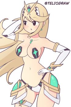 absurdres highres mythra_(xenoblade) tagme teliodraw xenoblade_chronicles_(series) xenoblade_chronicles_2