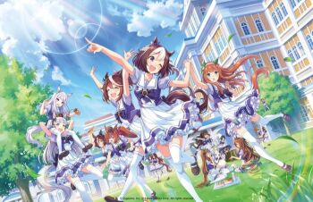 6+girls absurdres ahoge air_groove_(umamusume) animal_ears arms_up bento bird black_hair black_tail blue_hair blue_tail blush book bow braid breasts brown_eyes brown_hair brown_hat brown_shoes brown_tail buttjob closed_eyes closed_mouth collarbone crown cup cygames daiwa_scarlet_(umamusume) dark-skinned_female dark_skin dot_nose ear_bow ear_covers ear_piercing ear_ribbon el_condor_pasa_(umamusume) english_text fat flat_chest food fuji_kiseki_(umamusume) full_body game_cg glass gold_ship_(umamusume) grass grass_wonder_(umamusume) green_eyes grey_hair grey_tail hair_bow hair_over_one_eye hair_ribbon hat highres hishi_amazon_(umamusume) holding holding_book holding_food holding_hands horse_ears horse_girl horse_tail juice king_halo_(umamusume) kneehighs kneeling large_breasts layered_skirt lifting_person long_hair looking_at_another looking_at_viewer looking_down looking_up luchador_mask maruzensky_(umamusume) mask medium_breasts medium_hair medium_skirt mejiro_mcqueen_(umamusume) midriff mini_crown multicolored_hair multiple_girls navel neckerchief official_art oguri_cap_(umamusume) on_shoulder on_tree one_eye_closed open_mouth orange_hair orange_tail outdoors picnic piercing pink_eyes pleated_skirt pointing ponytail purple_eyes purple_hair purple_neckerchief purple_serafuku purple_tail red_eyes red_mask ribbon running sailor_collar school school_uniform serafuku shoes short_hair silence_suzuka_(umamusume) sitting sitting_on_person skirt small_breasts small_hat smile socks special_week_(umamusume) spilling stomach streaked_hair sunlight symboli_rudolf_(umamusume) t.m._opera_o_(umamusume) taiki_shuttle_(umamusume) tail tan teeth thighhighs tiara tokai_teio_(umamusume) tracen_school_uniform tree twintails two-tone_hair umamusume very_long_hair vodka_(umamusume) white_sailor_collar white_skirt white_streaks white_thighhighs wrestling_mask yakisobapan yellow_eyes zettai_ryouiki