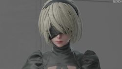 1boy 1girl 2b_(nier:automata) 3d animated cum cum_in_mouth ejaculation elbow_gloves fellatio gloves handjob hetero kissing_penis licking licking_penis mole mole_under_mouth nier:automata nier_(series) open_mouth oral penis puffy_sleeves redmoa short_hair shota silver_hair small_penis sound swallowing testicles tongue tongue_out twitching_penis uncensored video