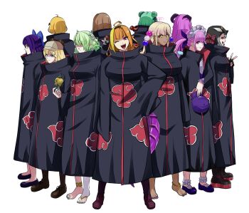 Rule 34 | a-chan (hololive), akatsuki uniform, apple, ceres fauna, food, fruit, golden apple, green hair, highres, hitomi chris, hololive, hololive english, horns, kiryu coco, looking at viewer, maid headdress, mano aloe, minato aqua, multiple girls, sakamata chloe, takada sekiyu (kabu), tsukumo sana, uruha rushia, virtual youtuber, watson amelia, yozora mel