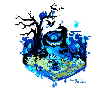 animated animated_gif artist_name bare_tree black_dress black_footwear black_gloves blinking blue_theme bone boots cat commentary crescent_moon crying dress elbow_gloves english_commentary extra_eyes frown ghost gloves grass graveyard hat holding holding_lantern lantern long_hair low-tied_long_hair lowres moon mushroom night night_sky open_mouth original outdoors pixel_art scared sharp_teeth silk skull sky sleeveless sleeveless_dress slit_pupils smile spider_web star_(sky) teeth temmie_chang tree tumblr_username white_background witch witch_hat