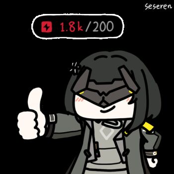 Rule 34 | 1girl, animated, animated gif, arknights, arknights: endfield, artist name, black coat, black hair, blindfold mask, blush, chibi, chibi only, closed mouth, coat, endministrator (arknights), female endministrator (arknights), gameplay mechanics, grey shirt, long sleeves, lowres, mask, medium hair, open clothes, open coat, seseren, shirt, simple background, smile, solo, sticker (medium), thumbs up, transparent background, upper body